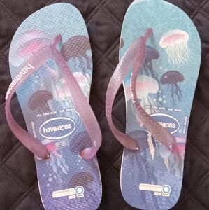 Havaianas Ocean Blue Flip Flops